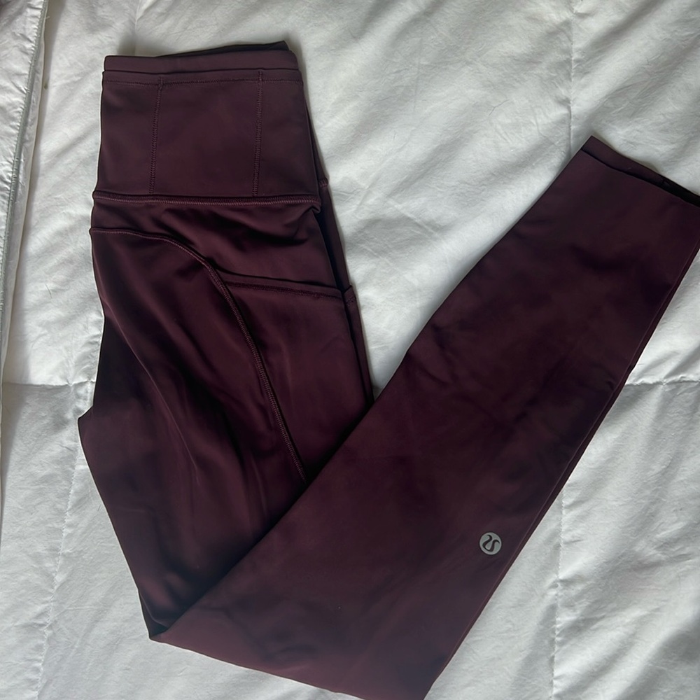 Lululemon fast & free tight! Sz 4! Worn twice!